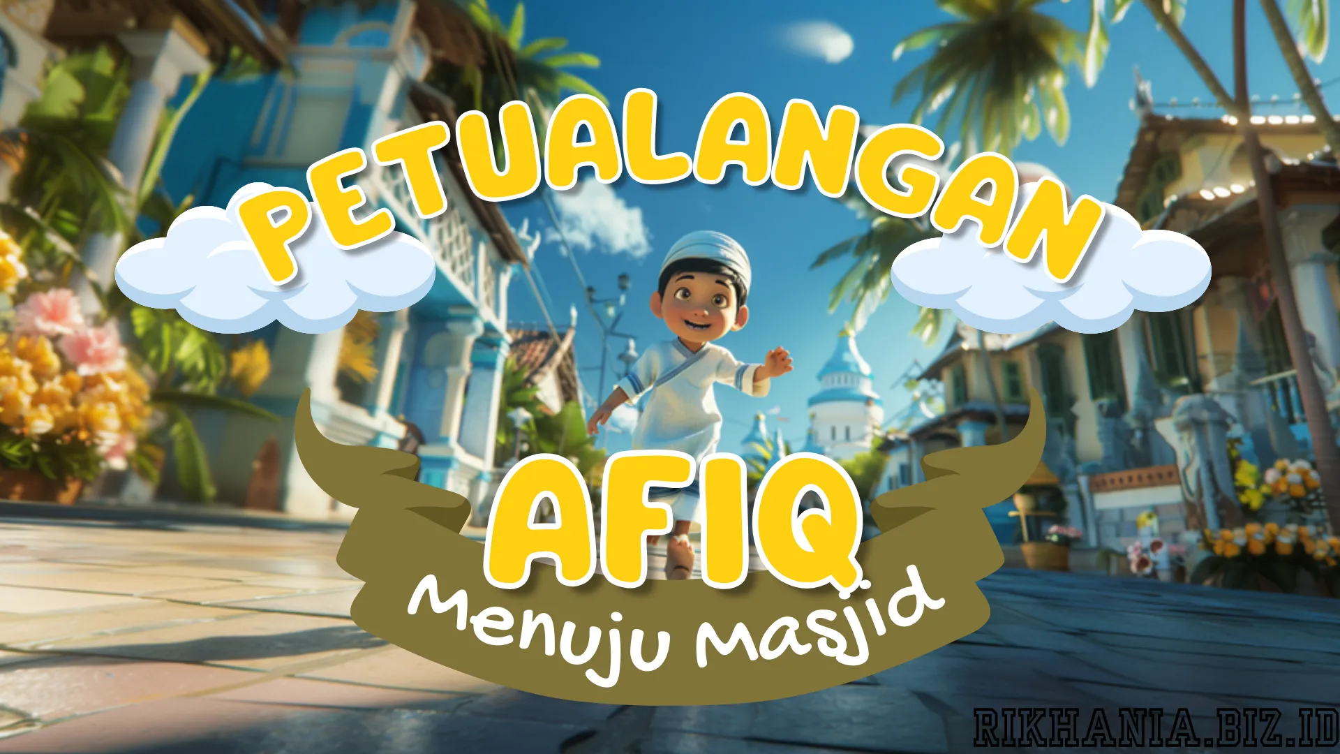 Cerita Anak Muslim Petualangan Afiq Menuju Masjid