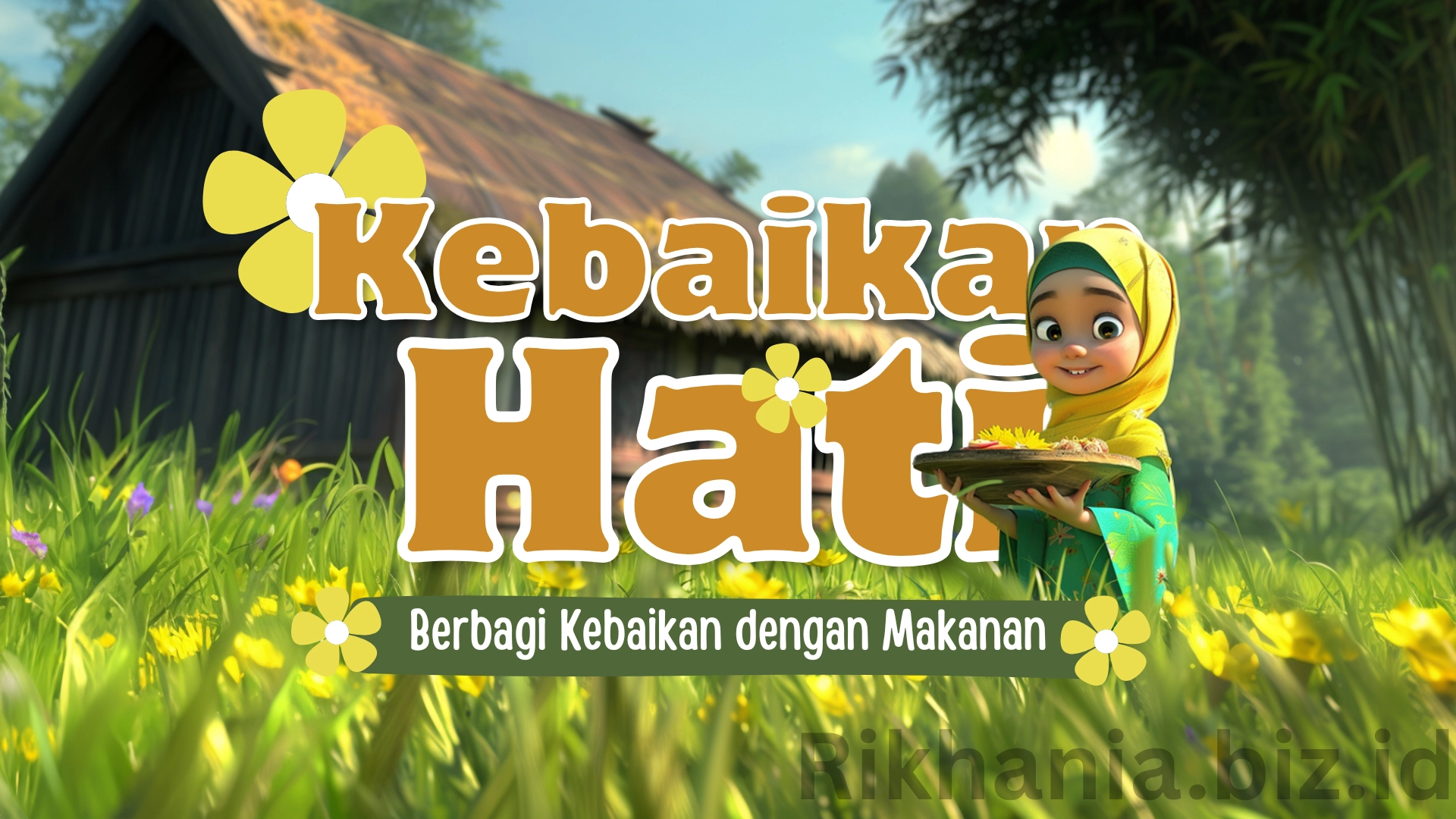 Cerita Anak Muslim Kebaikan Aisha Berbagi Kebaikan dengan Makanan