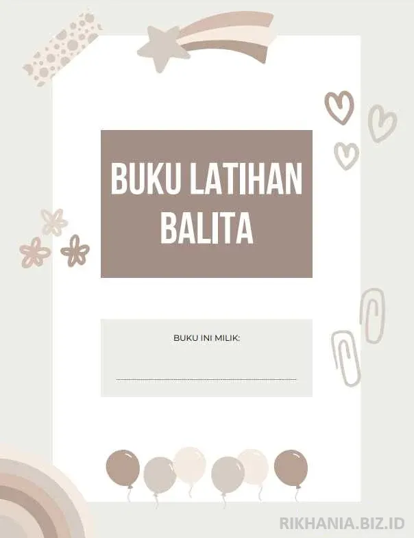 Buku Latihan Balita Toddler