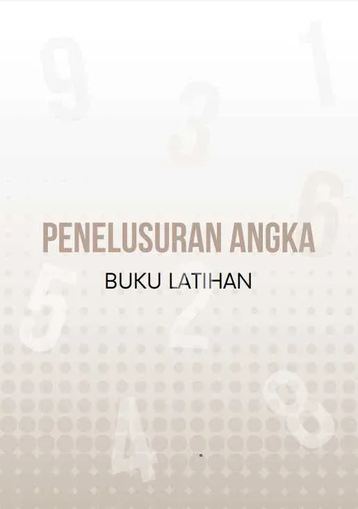 Buku Latihan Penelusuran Angka