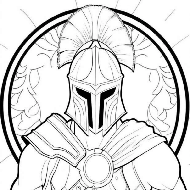 Buku Lembar Mewarnai Mitologi