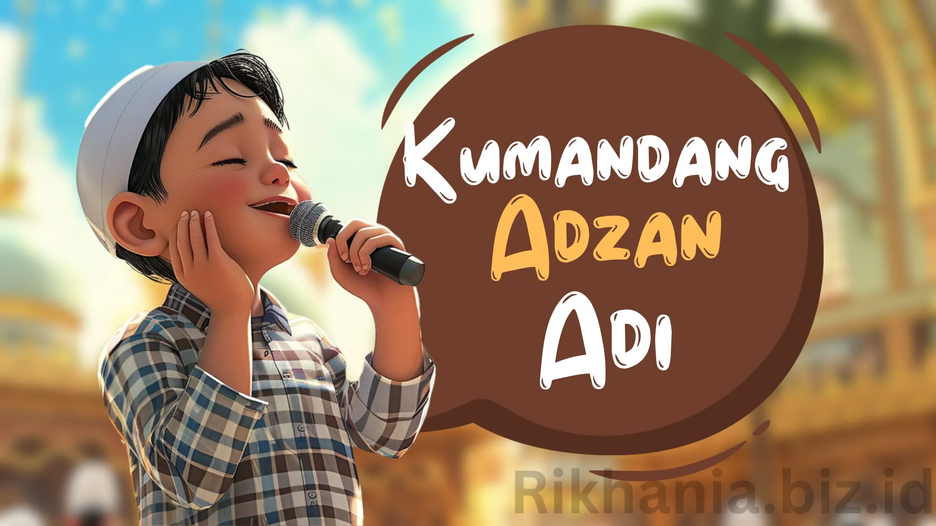 Cerita Animasi Anak Kumandang Adzan Adi