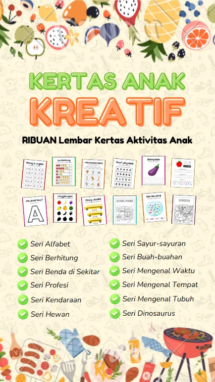 Worksheet Anak Kreatif