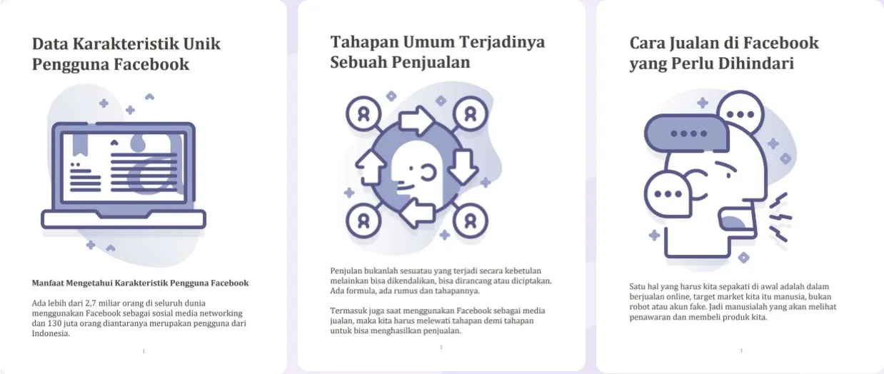Ebook Belajar Jualan di facebook