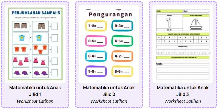 Kumpulan Lembar Latihan Anak