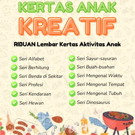 Worksheet Anak Kreatif