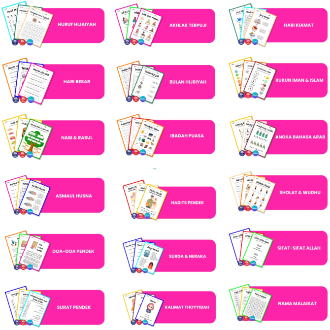 Worksheet Anak Muslim